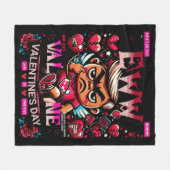 Eww Valentinstag Geschenke Fleecedecke (Vorderseite (Horizontal))