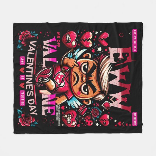 Eww Valentinstag Geschenke Fleecedecke (Vorderseite (Horizontal))