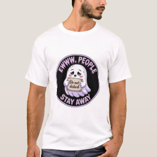 Ewww Leute Bleibt Weg Aufkleber - Lustiger Introve T-Shirt