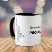 Ewwww...Pepeople Funny Blue Cat Coffee Tasse