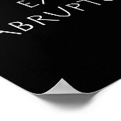 Ex abrupto poster (Ecke)