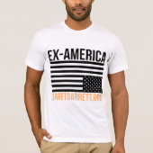 Ex-Amerika wandelte 2 um T-Shirt (Vorderseite)