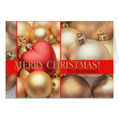 Ex-Boyfriend Frohe Weihnachtskarte (Vorderseite (Horizontal))