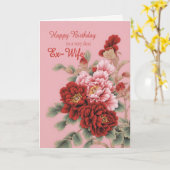 Ex Ehefrau Birthday Peonies Karte (Gelbe Blume)