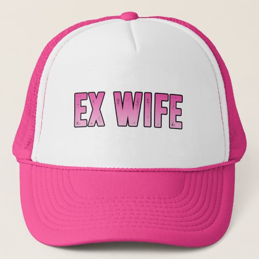 ex Ehefrau ex Ehemann Truckerkappe (Vorderseite)