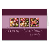 Ex Ehefrau Frohe Weihnachtskarte (Vorderseite (Horizontal))