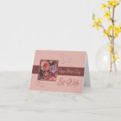 Ex-Ehefrau-Rose Karte (Gelbe Blume)