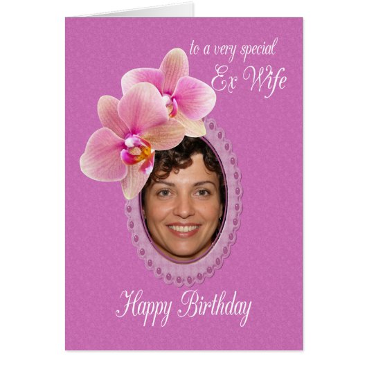 Ex Ehefrau Special zum Geburtstag Wünsche Orchidee (Vorne)