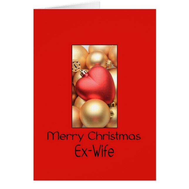 Ex-Ehefrau-Weihnachtskarte (Vorne)