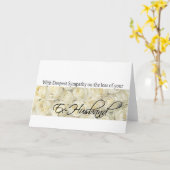 Ex-Ehemann Verlust Rose Beileid Card Karte (Gelbe Blume)