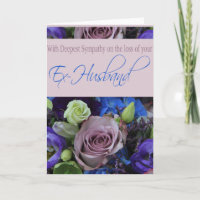 Ex-Ehemann Verlust Rose Beileid Card