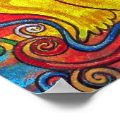 Ex Flammis Clarior, Aus Flamme, Helligkeit Poster (Ecke)