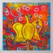 Ex Flammis Clarior, Aus Flamme, Helligkeit Poster (Vorne)