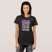 Ex-Frau Ehemann Scheidungsparty 1 T-Shirt (Vorne ganz)