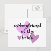 Ex-Freund der Bride Postkarte (Vorne/Hinten)
