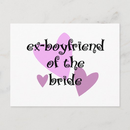 Ex-Freund der Bride Postkarte (Vorderseite)