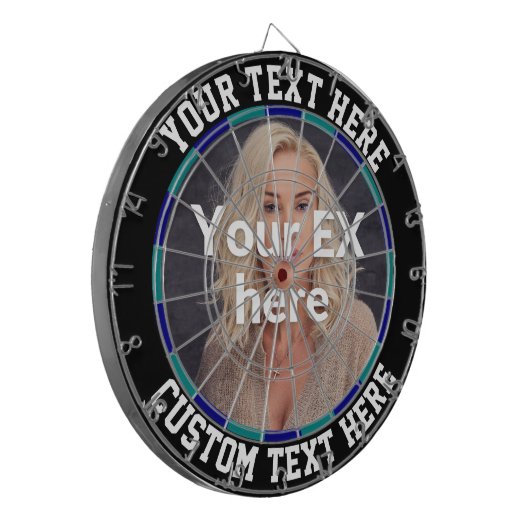 Ex Freundin Ehefrau Freund zerbricht Stress-Erleic Dartscheibe (Vorderseite Links)