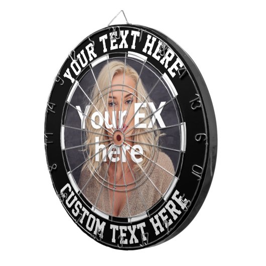 Ex Freundin Ehefrau Freund zerbricht Stress-Erleic Dartscheibe (Vorderseite rechts)