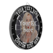 Ex Freundin Ehefrau Freund zerbricht Stress-Erleic Dartscheibe (Vorderseite Links)