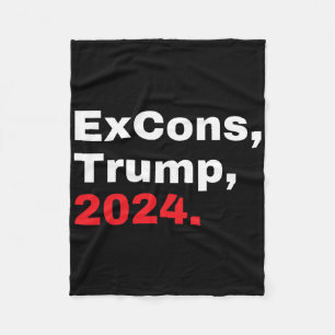 Ex-Häftlinge Trump 2024 Trump Vance Fleecedecke