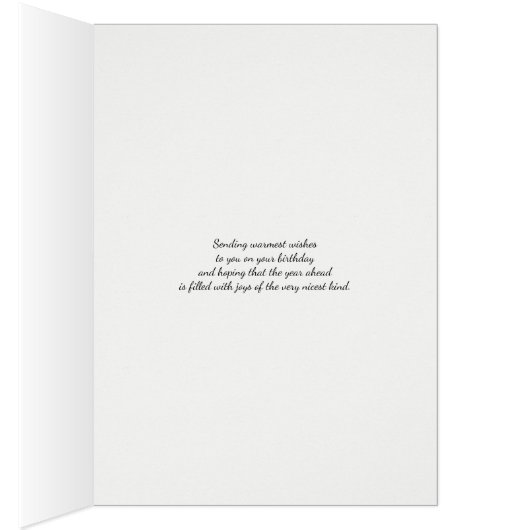 Ex-Husband Abstract Design Blue Birthday Card (Innen (Rechts))