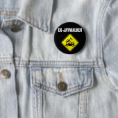 ex Jaywalker - Alcoholic Clean And Sober Button (Beispiel)