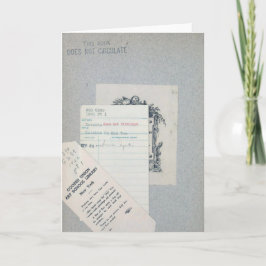 Ex Library Card für Buchliebhaber Karte