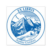 Ex Libris - Alpenlandschaft Permastempel (Design)