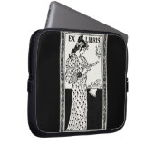 Ex libris art nouveau laptopschutzhülle (Vorne Rechts)