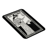Ex libris art nouveau magnet (Rechte Seite)