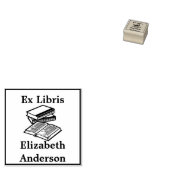 Ex Libris (Aus der Bibliothek) Buchzeichen Gummistempel (Stempel)