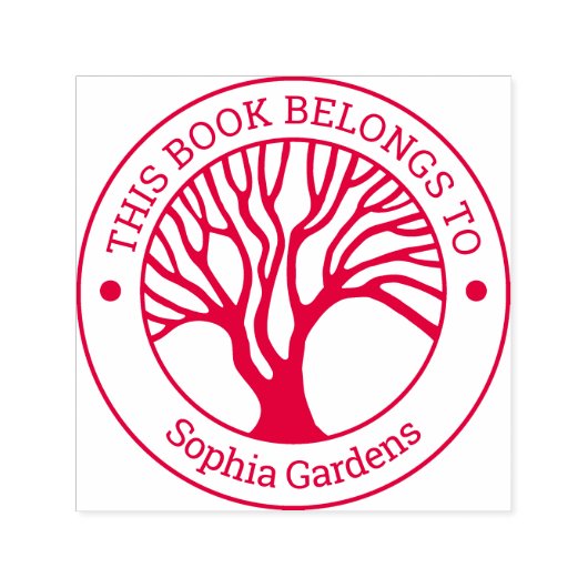 Ex Libris - Baum des Lebens 02 Permastempel (Design)