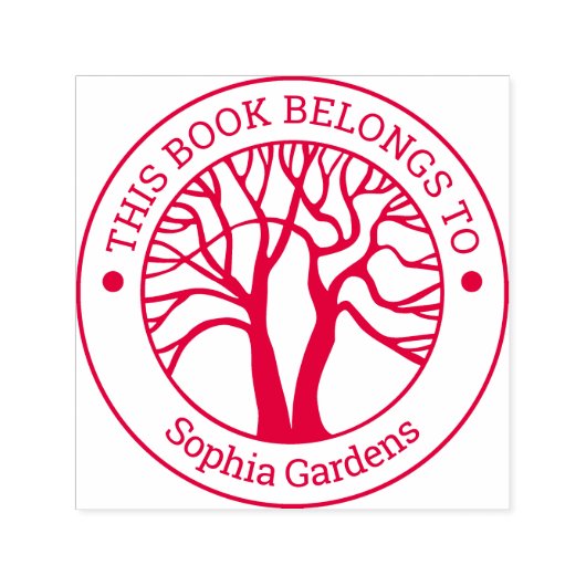 Ex Libris - Baum des Lebens Permastempel (Design)