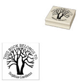 Ex Libris - Baum des Lebens v2 Gummistempel (Stempel)