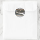 Ex Libris Black Snake Stickers zum Anpassen (Tasche)