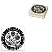 Ex Libris - Blumenarrangements Gummistempel (Stempel)