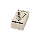 EX libris Book Library Buchzeichen monogram V Gummistempel (Stempel)