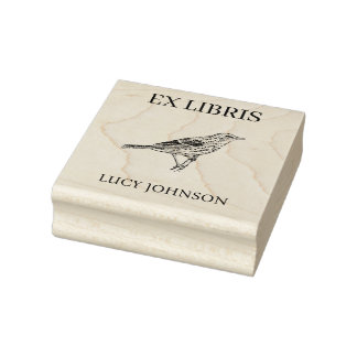 EX LIBRIS Bookplate | Personalized Library Book Gummistempel
