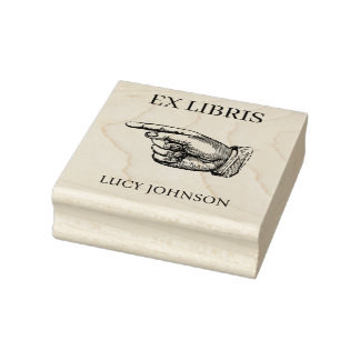 EX LIBRIS Bookplate Rubber Stamp | Personalized Gummistempel