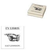 EX LIBRIS Bookplate Rubber Stamp | Personalized Gummistempel (Stempel)