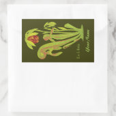 Ex Libris Botanical Book Name Plate Stickers (Tasche)