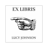 EX LIBRIS Bücherstempel | Personalisiert Gummistempel (Prägung)