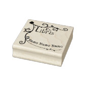 Ex-Libris-Buchstempel Gummistempel (Stempel)