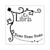 Ex-Libris-Buchstempel Gummistempel (Prägung)