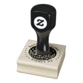 Ex libris Buchstempel mit Pilzen Gummistempel (Stempel)