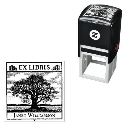 EX LIBRIS Buchungsplatte Custom Library Book Brief Permastempel (Beispiel)