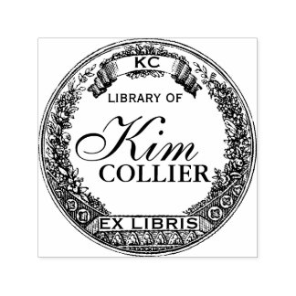 Ex Libris - Buchzeichen Briefmarke - Individuell Permastempel