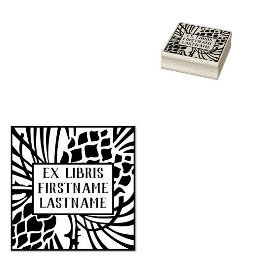 Ex Libris Buchzeichen Gummistempel (Stempel)