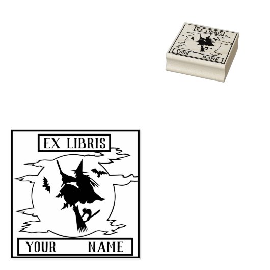 Ex Libris Buchzeichen Gummistempel (Stempel)