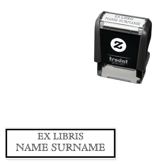 Ex Libris Buchzeichen Permastempel (Beispiel)